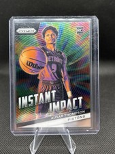 2023-24 Panini Prizm - Instant Impact Ausar Thompson #2 Green Prizm (RC)