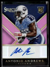 2014 Panini Select Antonio Andrews Rookie Autographs Prizm Fuchsia #/199 HSC