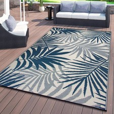 Rugshop Outdoor Rug Modern Floral Reversible Plastic Indoor and Outdoor Rugs