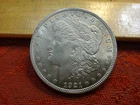 1921 United States Morgan Silver Dollar $1 - No Reserve - Free S&H USA