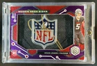 2022 Panini Elements Drake London Rookie Neon Signs NFL Shield Patch Auto #1/1