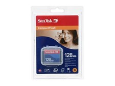 SanDisk CompactFlash 128 MB Memory Card SDCFB-128-A10 