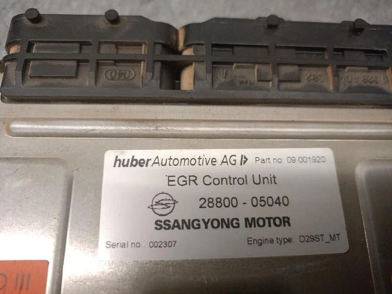 2880005040 centralita motor uce para SSANGYONG KORANDO (KJ) 2.9 TD 1996 5254451 - Immagine 4 di 4