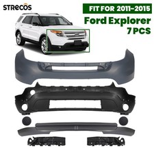 For 2011-2015 Ford Explorer Front Bumper Cover Fascia Assembly Kit W Valance