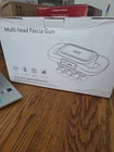 Multi Head Fascia Massage Gun JBD-086 battery/ chg cord Muscle Massager