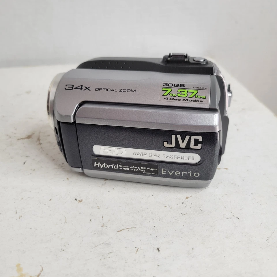 JVC Everio GZ-MG130U 30GB Hybrid HDD Camcorder 34x Optical Zoom - Image 3 of 4