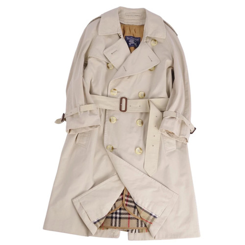 Burberry, Excellent condition Vintage BURBERRY Coat Made in England Trench Coat with Liner
