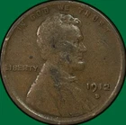1912-D Lincoln Wheat Cent Very Good VG Coin #37481