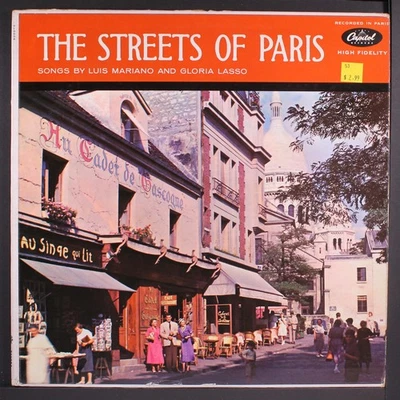 LUIS MARIANO & GLORIA LASSO: the streets of paris CAPITOL 12" LP 33 RPM - Photo 1/2