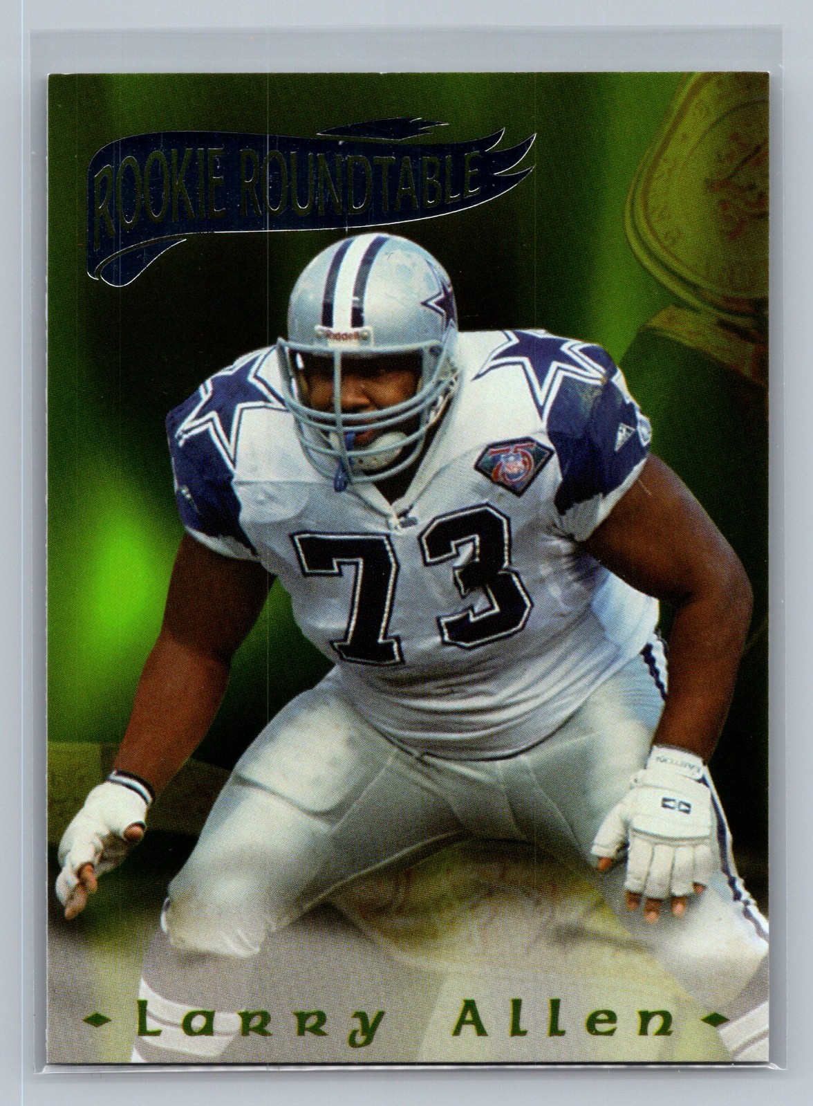 1995 Collector's Edge Excalibur - Rookie Roundtable Larry Allen #17 (RC) - NM