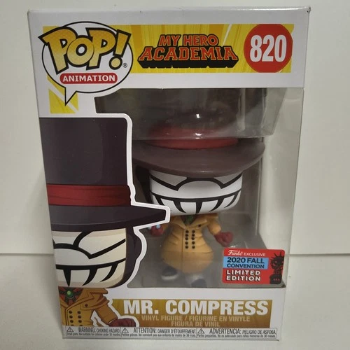 Funko Pop! My Hero Academia Mr. Compress #820 2020 Fall Convention Exclusive