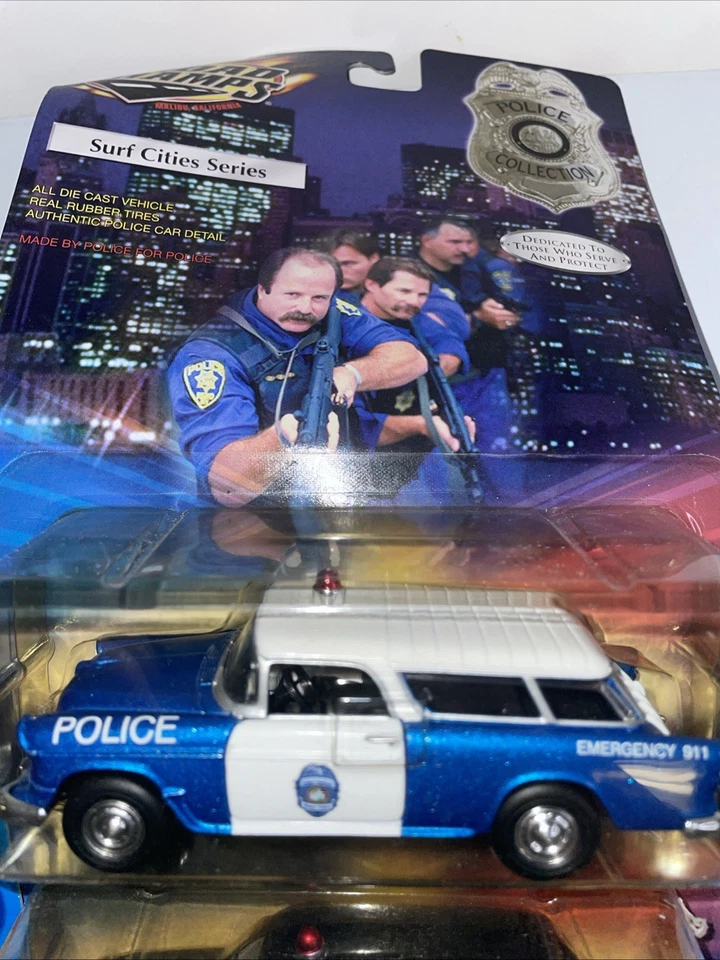 1957 Ford Fairlane Police Car Collection Arkansas Colorado 1/43 Lot Road Champs - Image 4 of 4