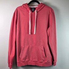 Jockey Hoodie Women XL Pink Excellent Organic Cotton Fleece Sweatshirt Lounge