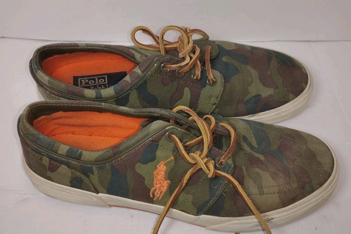 Polo by Ralph Lauren Men\'s Green Camouflage Slip-Ons Ralph Lauren Camouflage Multicolor Casual Shoes for Men for  main image 3