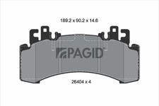 PAGID Bremsbelagsatz Scheibenbremse T3191N für MERCEDES EQE V295 EQS SUV X296