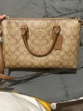 Coach Georgia Satchel Bag In Signature Canvas Women's
