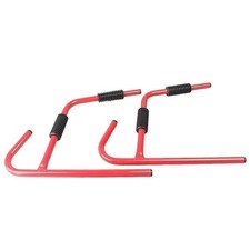Pair Kayak Steel Wall Mount Rack Ladder Storage Surfboard Canoe Folding Hanger
