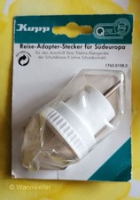 3 Reise Adapter Stecker Konvolut Süd-Europa etc.