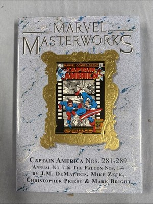 MARVEL MASTERWORKS #381 CAPTAIN AMERICA Vol #17 DM Variant HC (2025) Global ship