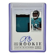 Justin Blackmon RPA /99 2012 Panini National Treasures #305