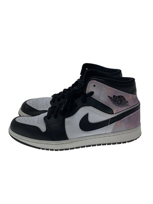 Nike Air Jordan 1 Mid SE Tie Dye High-Top Sneaker Weiß US10