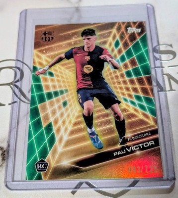 Pau Victor  2024-25 Topps FC Barcelona Fan Set Golden Future /125 RC SC Braga