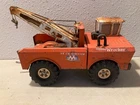 Mighty Tonka Wrecker Double Boom 24-HR Service AA Orange Tow Truck  1970s