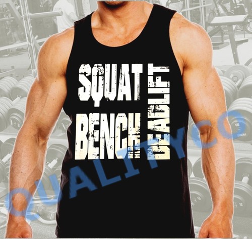 Men's Squat Bench Deadlift Workout Gym 