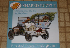 Christmas Puzzle- "Bringing Home the Tree" 750 pieces 