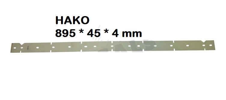 Bavette avant H117574 pour rénover la racle Hakomatic B45 B51