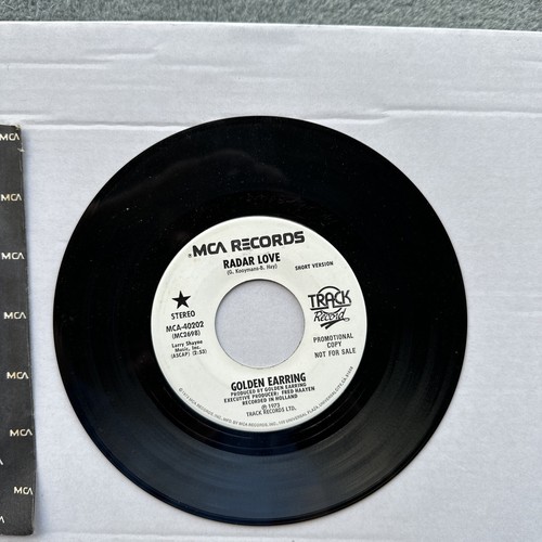 Golden Earring promo 45 Radar Love 1973 MCA Records MCA-40202 7” - Picture 2 of 7