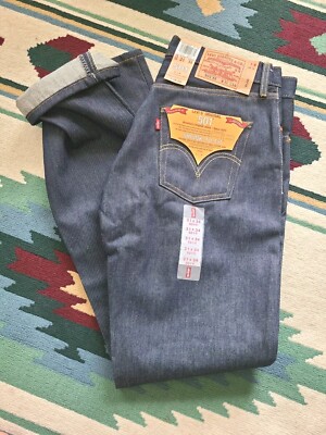 Vintage 501 XX Levis Shrink To Fit Deadstock Raw Jeans 32x34 NWT 