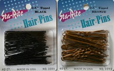 Sta-Rite 2 1/2" - Tipped Hair Pins - 40ct 2091 2092 2093 -- FREE SHIPPING