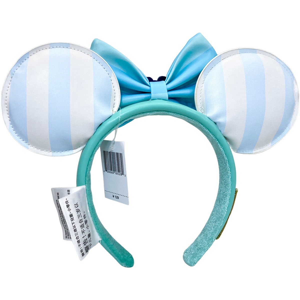 ✨ Disneyland Hotel Minnie & Mickey Ears Headband - Teal Bow Teal Mouse Ears - Etsy main image 3
