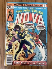 The Man Called Nova #2 (Marvel Comics 1976) 1st Powerhouse, Condor 2nd Nova! FN+