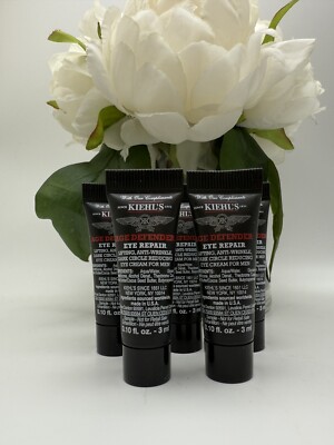 5 Kiehl's Age Defender Eye Repair Anti Wrinkle For Men .1oz/3ml Each = Full Size