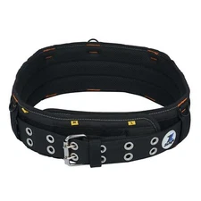 Zeluga 20-222 Heavy Duty Polyester Tool Rig Padded Belt Black