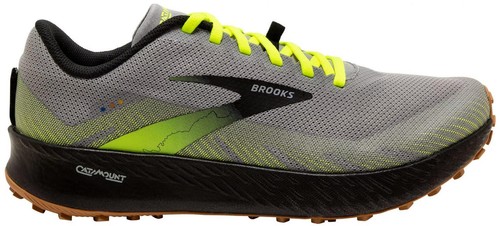 Brooks Catamount Trail men’s Size 8.5 Gray/Neon Yellow Running Shoes 1103521D013 Brooks Men main image 4
