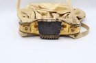 Vintage Sterling gemstone Sapphire gold brocade purse — photo 10