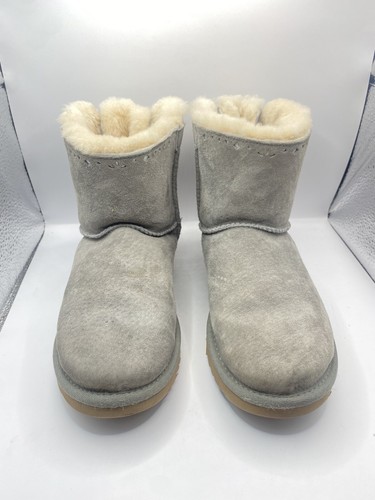 PERFORATED SUEDE BOOTS WOMENS 