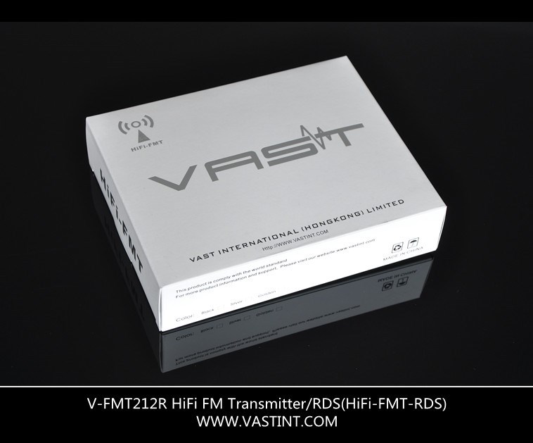 Transmetteur Stéréo FM Numérique VASTINT - Modèle V-FMT212R - Compatible USB - Neuf