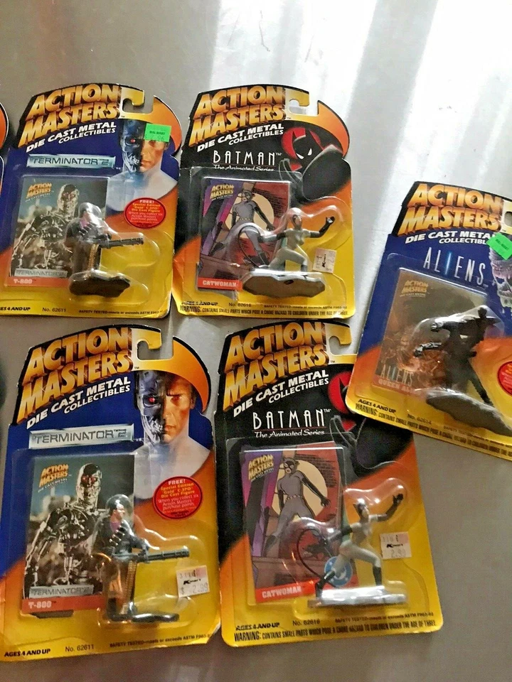 LOTE MIXTO de 9 figuras fundidas a presión Kenner de ACTION MASTERS 1994 de colección como nuevas Foto 3 de 4