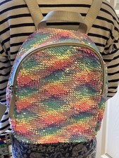 Sequin Backpack Bag Knapsack Glitter Bling Travel Rucksack Laptop Bag m Brand