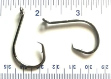 100 GT 2X Offset Circle Fish Fishing Hooks size 4/0 - 100 Hooks 7384