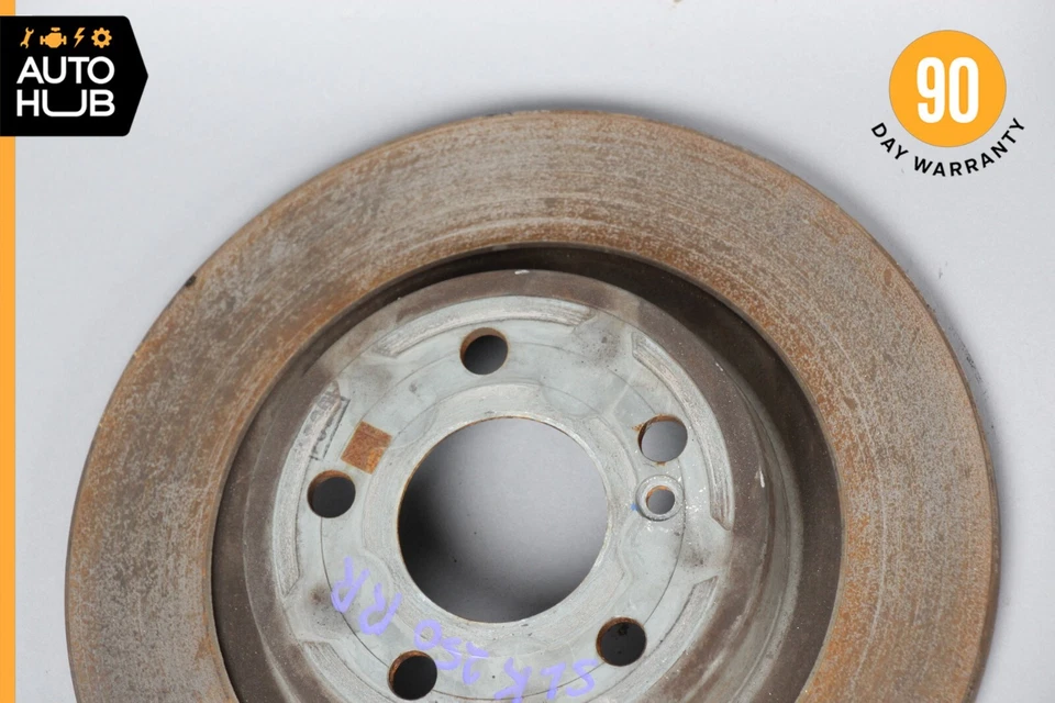 Juego de rotor de freno trasero izquierdo y derecho 12-16 mercedes r172 slk250 slk350 OEM 11k Foto 2 de 4