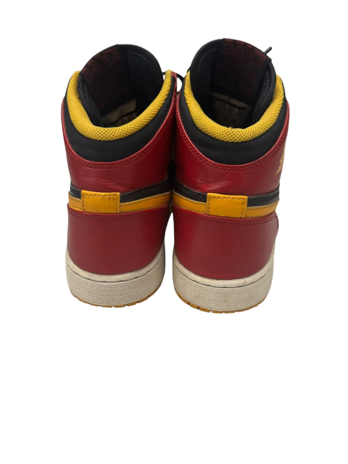 Nike Air Jordan 1 Retro OG Highlight Reel High Tops: Red, Black & Yellow: 6Youth thumbnail 8