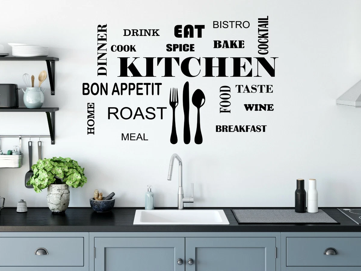 Kitchen cheap wall decal