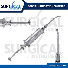 Dental Irrigation Syringe Dentist Surgical Instruments Stainless German Grade