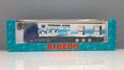 Albedo 1:87 Scania 143 Kühlkoffer-Sattelzug Thermo King Auflage 70 Stück? #CK16