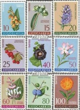 Yougoslavie 943-951 (édition complète) oblitéré 1966 Yougoslave Flora